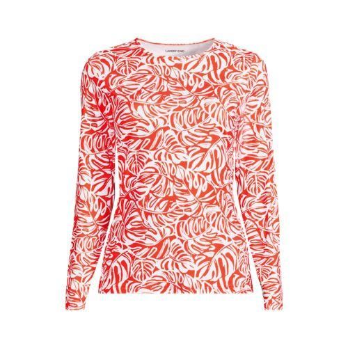 Badeshirt, Damen,  Orange, Nylon-Mischung, by Lands' End
