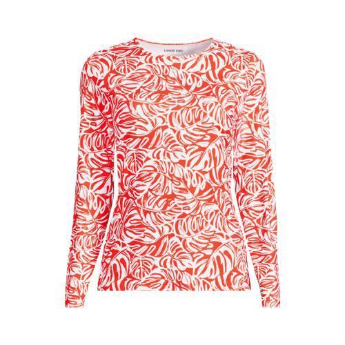 Badeshirt, Damen,  Orange, Nylon-Mischung, by Lands' End