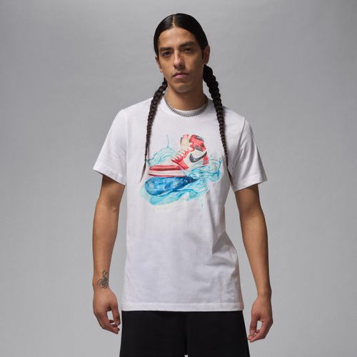 T-shirt à manches courtes Jordan Flight Essentials AJ1 pour homme - Blanc Image