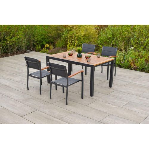 Paxos Set 5tlg. Ausziehtisch