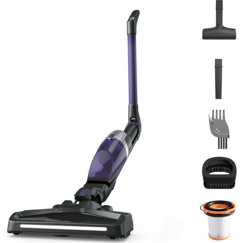Rowenta X-Trem Compact RH1238WO Stabstaubsauger/Elektrischer Besen Beutellos 0,4 l Violett (RH1238)