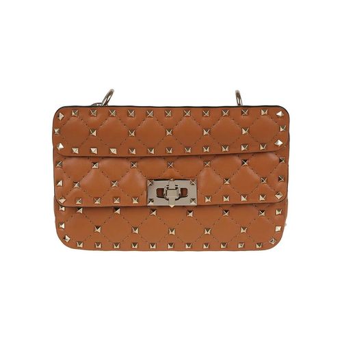 Valentino Garavani Hobo Bags - Small Shoulder Bag Rockstud Spike - Gr. unisize - in Braun - für Damen