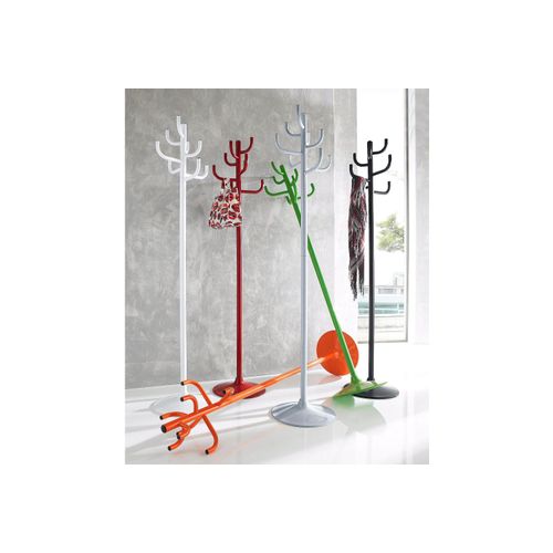 Garderobenständer FIAM, rot, B:39cm H:184cm T:39cm, Garderobenständer
