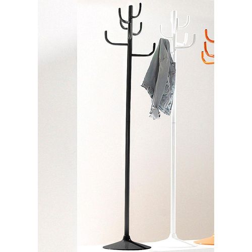 Garderobenständer FIAM, schwarz, B:39cm H:184cm T:39cm, Garderobenständer