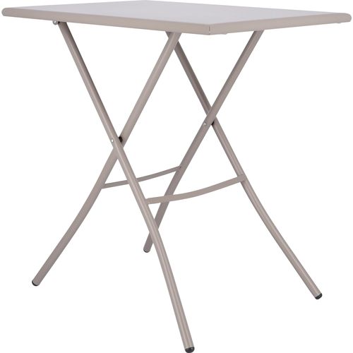 Klapptisch FIAM "fiam sirio", grau (taupe), B:67cm H:73cm T:67cm, Tische, Klapptisch Gartentisch, mit quadratischer Tischplatte
