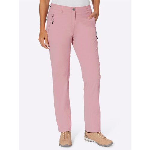 Funktionshose CASUAL LOOKS, Damen, Gr. 54, Normalgrößen, lila (hortensie), 95% Polyamid, 5% Elasthan, unifarben, lang, Hosen