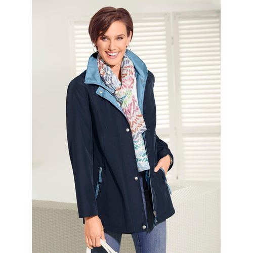 Funktionsjacke CLASSIC BASICS, Damen, Gr. 24, blau (marine), 100% Polyester, unifarben, gemustert, mehrfarbig, figurumspielend, Jacken