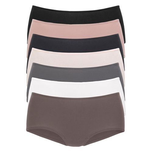 Panty VIVANCE, Damen, Gr. 48/50, bunt (3. farbsortiment), Single Jersey, Obermaterial: 95% Baumwolle, 5% Elasthan, unifarben, bequem, Unterhosen, in frischen und gedeckten Farben