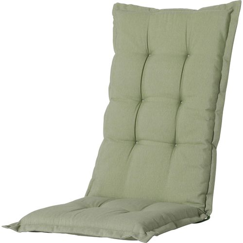 Sitzauflage BEST, grün (hellgrün), B:120cm H:7cm T:50cm, Polyester, Baumwolle, Polsterauflagen, für Stühle mit hoher Rückenlehne