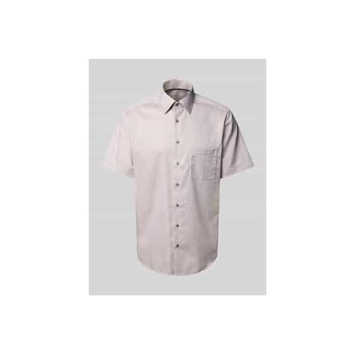 Modern Fit Kurzarmhemd mit Knopfleiste