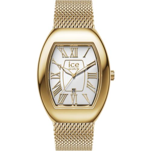 Ice Watch Analog 'Ice Boliday - Dome - Metal Mesh - White Gd' Damen Uhr (Small) 024487