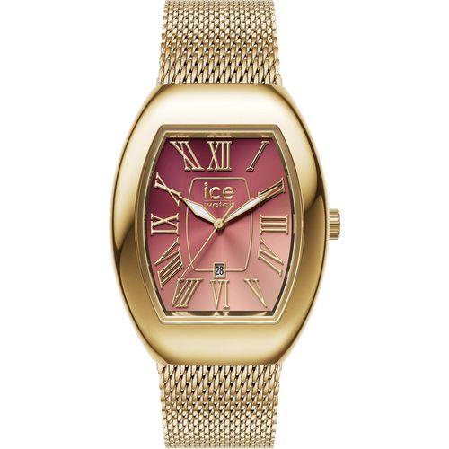 Ice Watch Analog 'Ice Boliday - Dome - Metal Mesh - Pink Gd' Damen Uhr (Small) 024488
