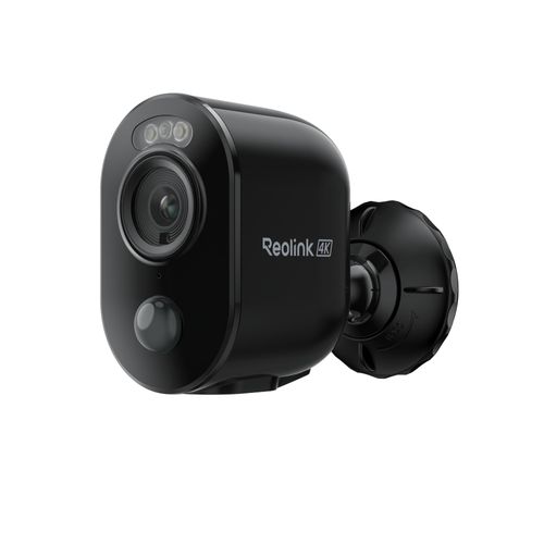 Reolink Argus 3 Ultra, 4K 8MP Akku Überwachungskamera Außen, 5/2,4 GHz Dualband-WLAN, Farbnachtsicht, Intelligente Erkennung, 2-Wege-Audio, Schwarz