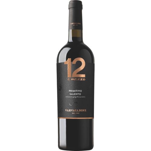12 e mezzo Primitivo, Primitivo del Salento IGP, Apulien, 2022, Rotwein