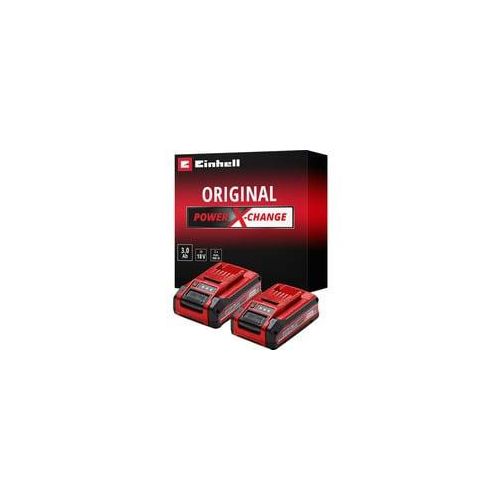 Akku Power-X-Change Plus TWIN-PACK 18Volt 3,0Ah rot/schwarz, 2 Stück, ohne Ladegerät