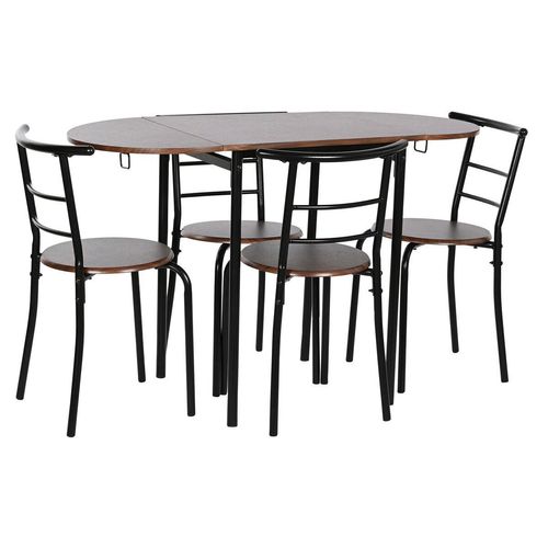 Tisch-Set mit 4 Stühlen DKD Home Decor 121 x 55 x 78 cm