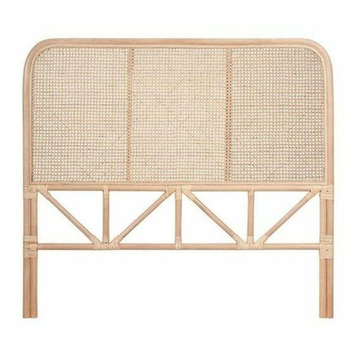 Kopfende des Betts DKD Home Decor natürlich Rattan 178 x 4 x 128 cm