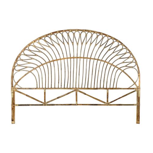 Kopfende des Betts DKD Home Decor natürlich Rattan 177 x 4 x 131 cm