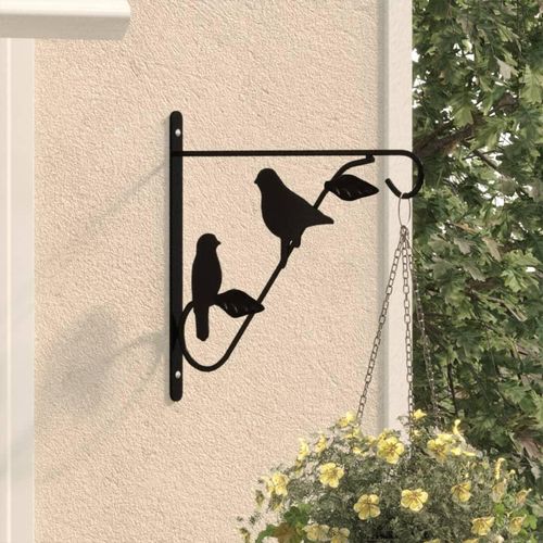 Halterungen Für Blumenampel 4 Stk. Schwarz Stahl