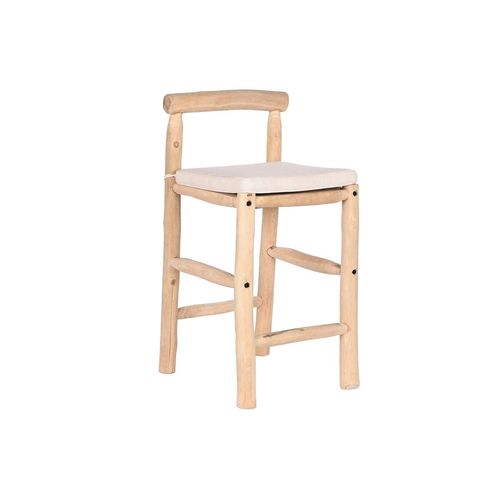 Hocker DKD Home Decor natürlich Teakholz 50 x 50 x 102 cm
