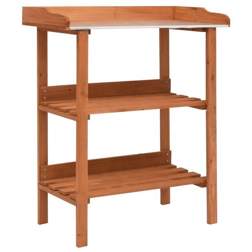 Pflanztisch 76X37X89 Cm Tannenholz
