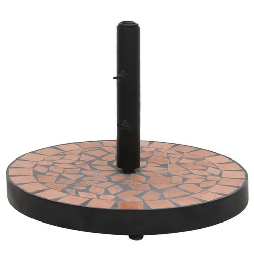Sonnenschirmständer 12 Kg | Farbe: Terrakotta | Form: Rund