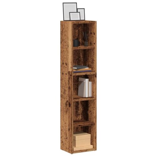 Cd-Regale 2 Stk. 21X16X93,5 Cm Holzwerkstoff | Farbe: Altholz