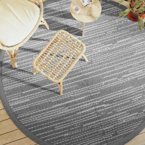 Outdoor-Teppich Arakil Pp Grau | Größe: Ø 200 cm