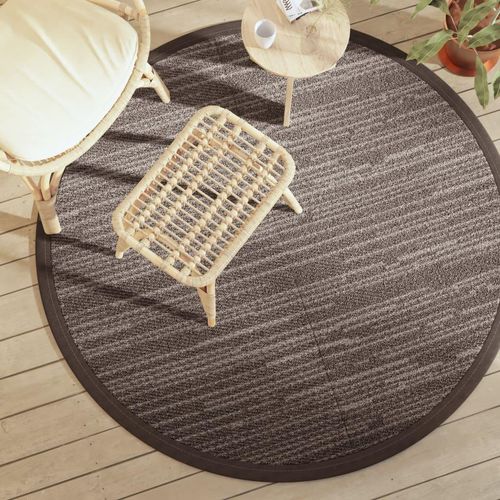 Outdoor-Teppich Arakil Pp Braun | Größe: Ø 160 cm