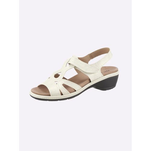 Sandale CLASSIC, Damen, Gr. 39, weiß, Lackleder, Schuhe