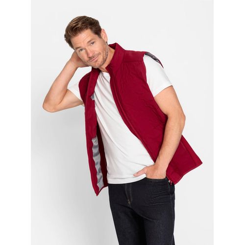 Steppweste MARCO DONATI, Herren, Gr. 58, rot (kirsche), 100% Polyester, Wattierung:100% Polyester, unifarben, Westen