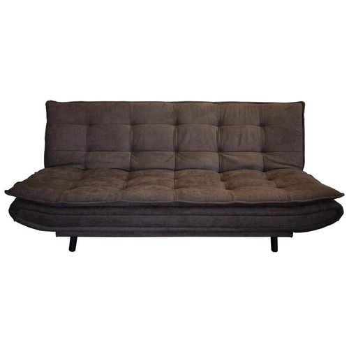 P & B Schlafsofa , Braun , Textil , Buche , massiv , 3-Sitzer , 194x100x90 cm , Schlafen auf Sitzhöhe, Rückenfutter , Kinder- & Jugendzimmer,