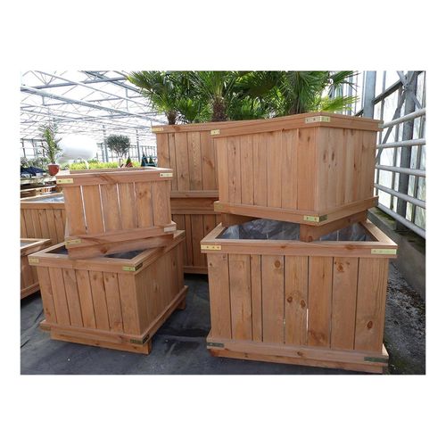 Holzkübel XXL Pflanzkübel Holz Premiumqualität, div. Größen, Pflanztopf