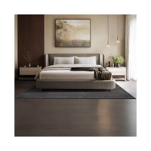 tectake® Kurzflorteppich, verschiedene Größen und Farben, allergikerfreundlich, rutschfeste Unterseite