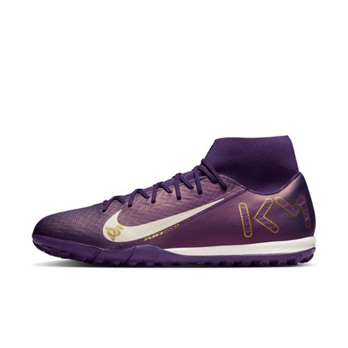 Chaussure de foot montante Nike Mercurial Superfly 10 Academy « Kylian Mbappé » pour surface synthétique - Pourpre Image