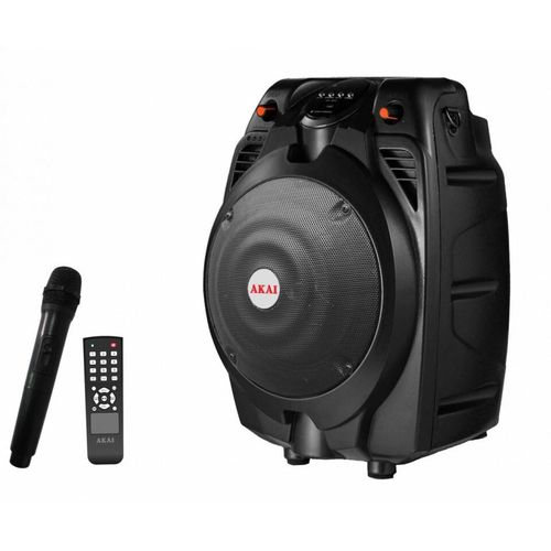 Akai SS02222A-X6 Tragbarer Aktivlautsprecher, USB/SD-KARTE, schwarz
