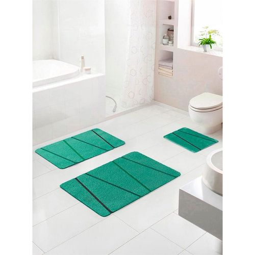 Badematte Gr. 3, grün, rechteckig (70cm x 120cm),, Badematten