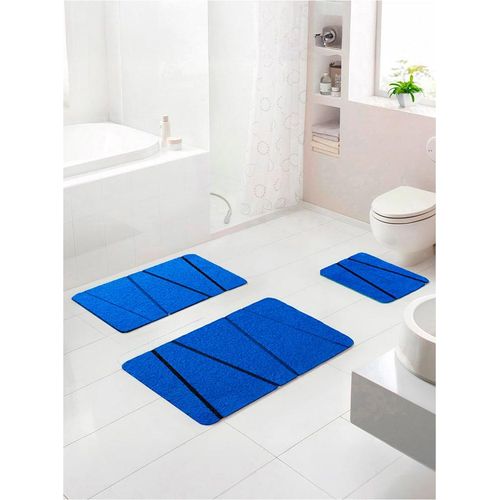 Badematte Gr. 2, blau, rechteckig (60cm x 100cm),, Badematten
