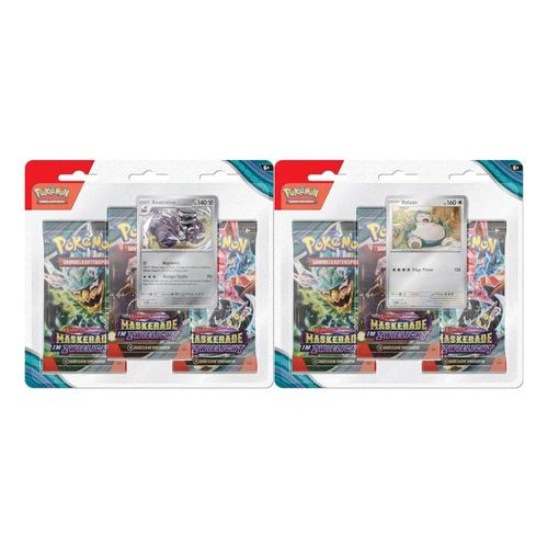Pokémon Pokémon Boosterpack-Blister Karmesin & Purpur Maskerade im Zwielicht 1 Packung