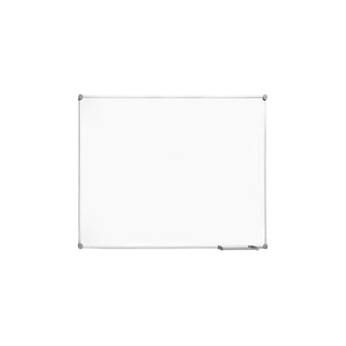 Whiteboard 2000 MAULpro, weiß emailliert, Rahmen platingrau, 1200 x 900 mm