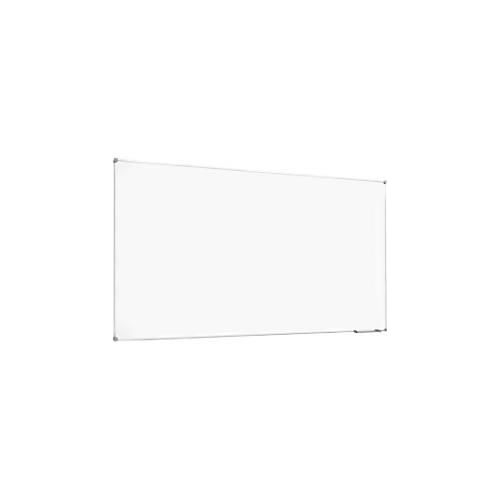 Whiteboard 2000 MAULpro, weiß kunststoffbeschichtet, Rahmen platingrau, 1200 x 2400 mm