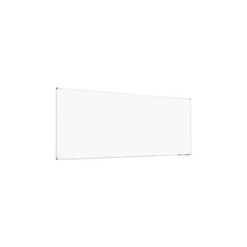 Whiteboard 2000 MAULpro, weiß kunststoffbeschichtet, Rahmen platingrau, 1200 x 3000 mm
