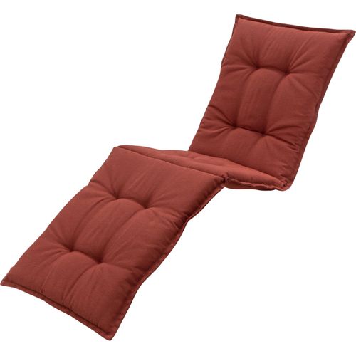 Sitzauflage BEST, orange (terrakotta), B:190cm H:7cm T:60cm, Polyester, Baumwolle, Polsterauflagen, für Stühle mit hoher Rückenlehne