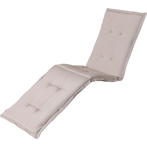 Sitzauflage BEST, beige (sandfarben), B:190cm H:7cm T:60cm, Polyester, Baumwolle, Polsterauflagen, für Stühle mit hoher Rückenlehne