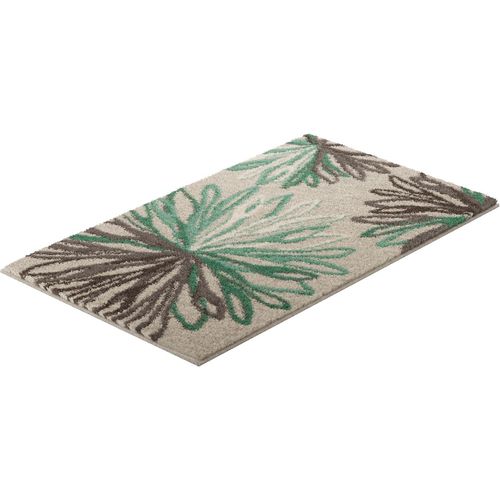 Badematte GRUND Gr. 1, grün (grün, natur), rechteckig (50cm x 60cm),, Badematten