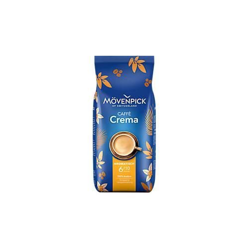 Mövenpick Kaffee Caffè Crema, Intensität 4/5, für Kaffee-Vollautomaten, ganze Bohnen, 1 kg