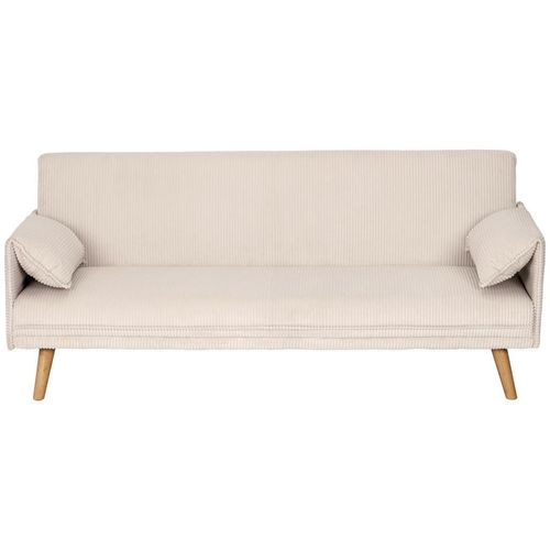Livetastic Schlafsofa , Creme , Textil , Eiche, Pappel , massiv, Sperrholz , 3-Sitzer , 193x81x92 cm , Liegefunktion , Kinder- & Jugendzimmer,