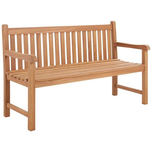 Ambia Garden Gartenbank , Teak , Holz , Teakholz , massiv , 2,5-Sitzer , 150x92x55 cm , erweiterbar , Holzmöbel, Sitzgelegenheiten Holz, Gartenbänke