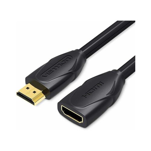 HDMI-Verlängerungskabel, 1 m, 4K 30Hz Schwarz