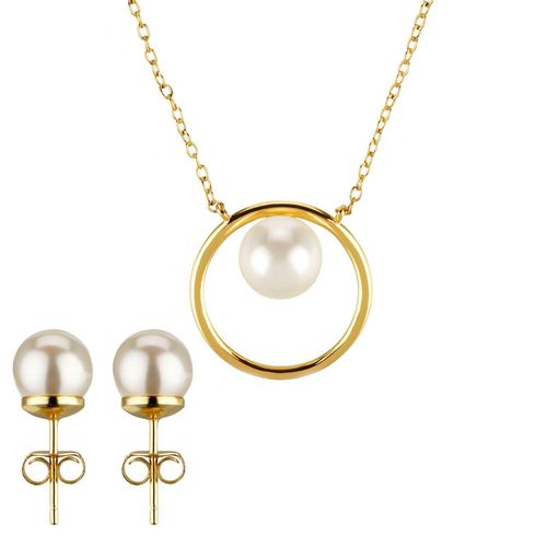 Miraval Halskette & Ohrstecker Echtsilber Geschenkbox Damen Schmuckset Ostergeschenk